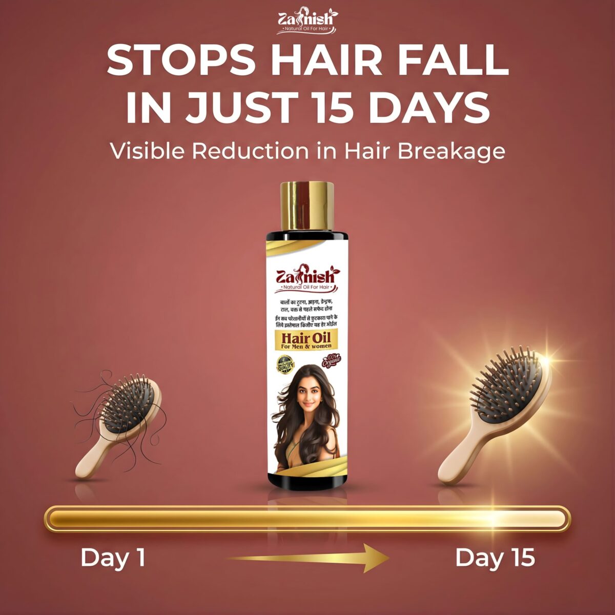 Zanish Natural Oil For Hair - Image 5